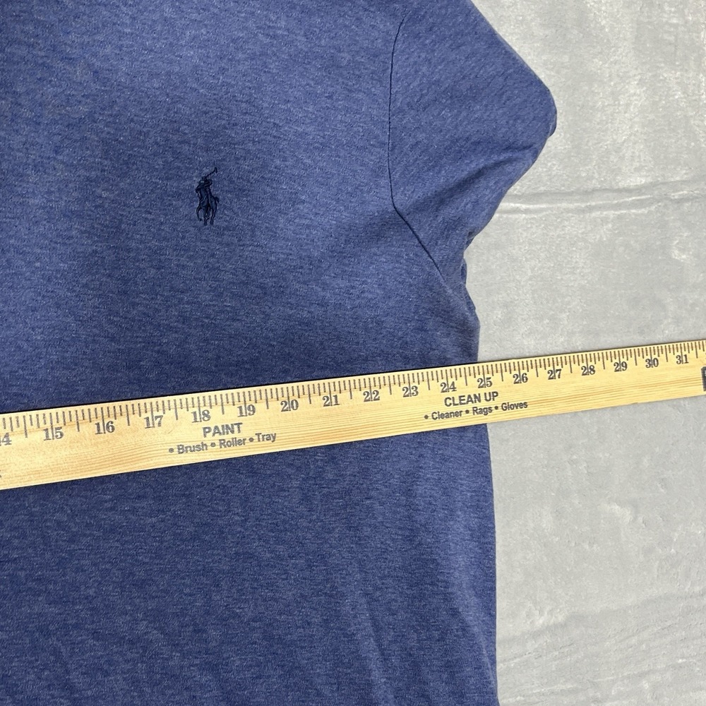 Ralph Lauren Mens Polo Shirt XXL Blue Golf Soft Touch Cotton Knit Casual Preppy - Picture 4 of 6